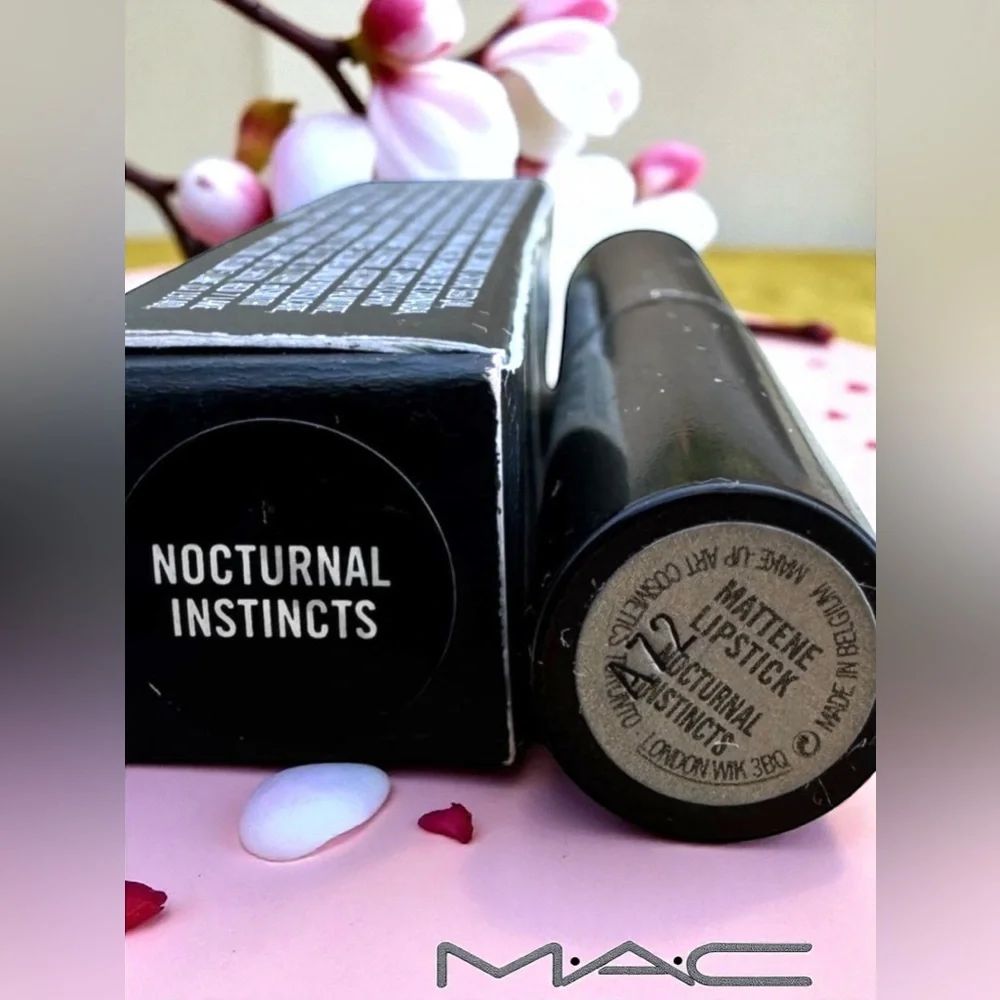 MAC NOCTURNAL INSTINCTS Mattene Lipstick. Limited Edition. NEW IN BOX.